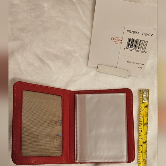 COACH 100% LEATHER PHOTO ALBUM BOOK FOR THOSE TREASURED FAMILY & FRIEND PHOTO's - Picture 3 of 6